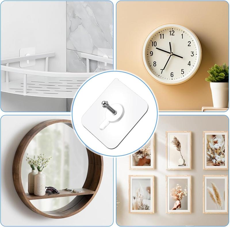 Självhäftande Väggkrokar Stark hållfasthet. Noll hål i väggen