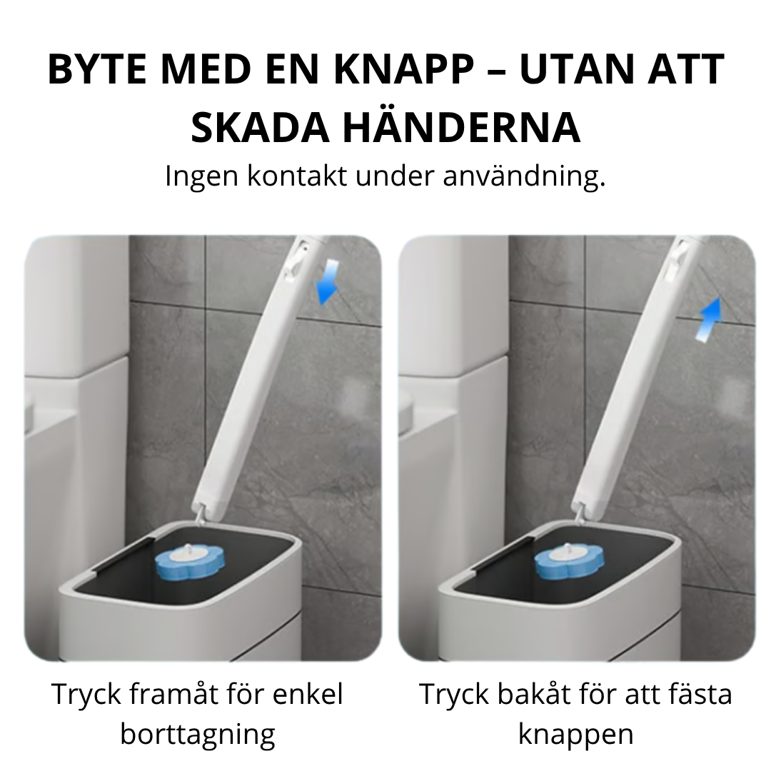 FreshFlush – Självrengörande Toalettborste med Rengöringstabletter