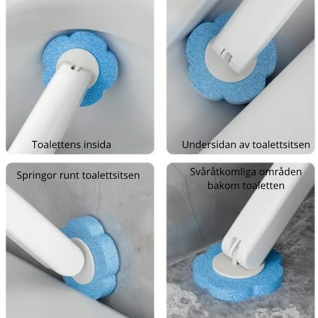FreshFlush – Självrengörande Toalettborste med Rengöringstabletter