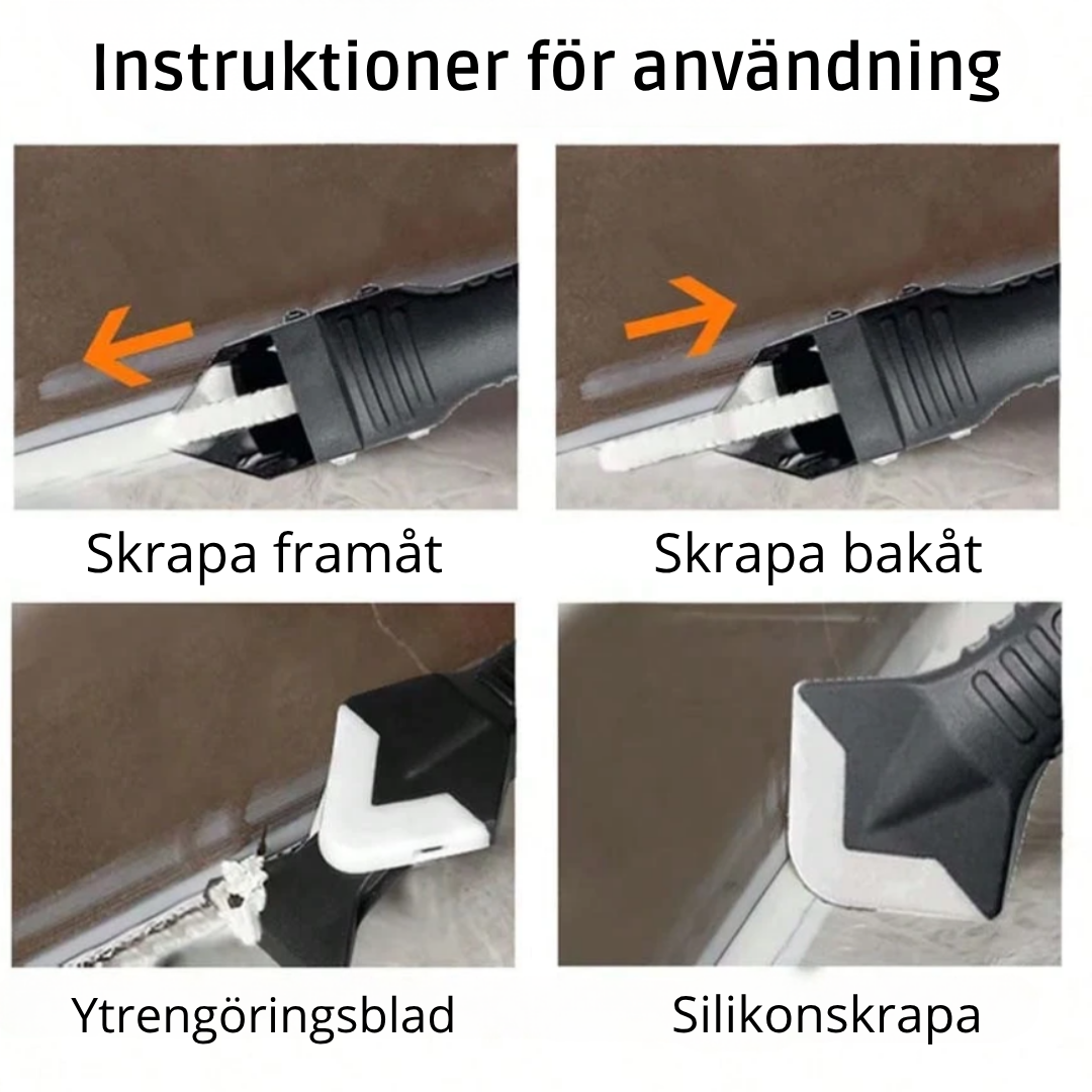 FogFix™ 3-i-1 Verktyg – Få dina fogar att se nya ut igen!