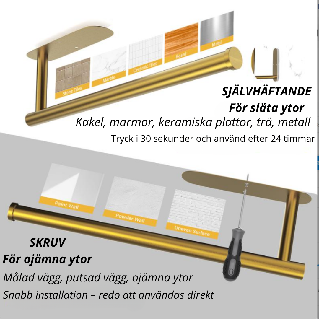 NordBar – hållare för papper & handduk