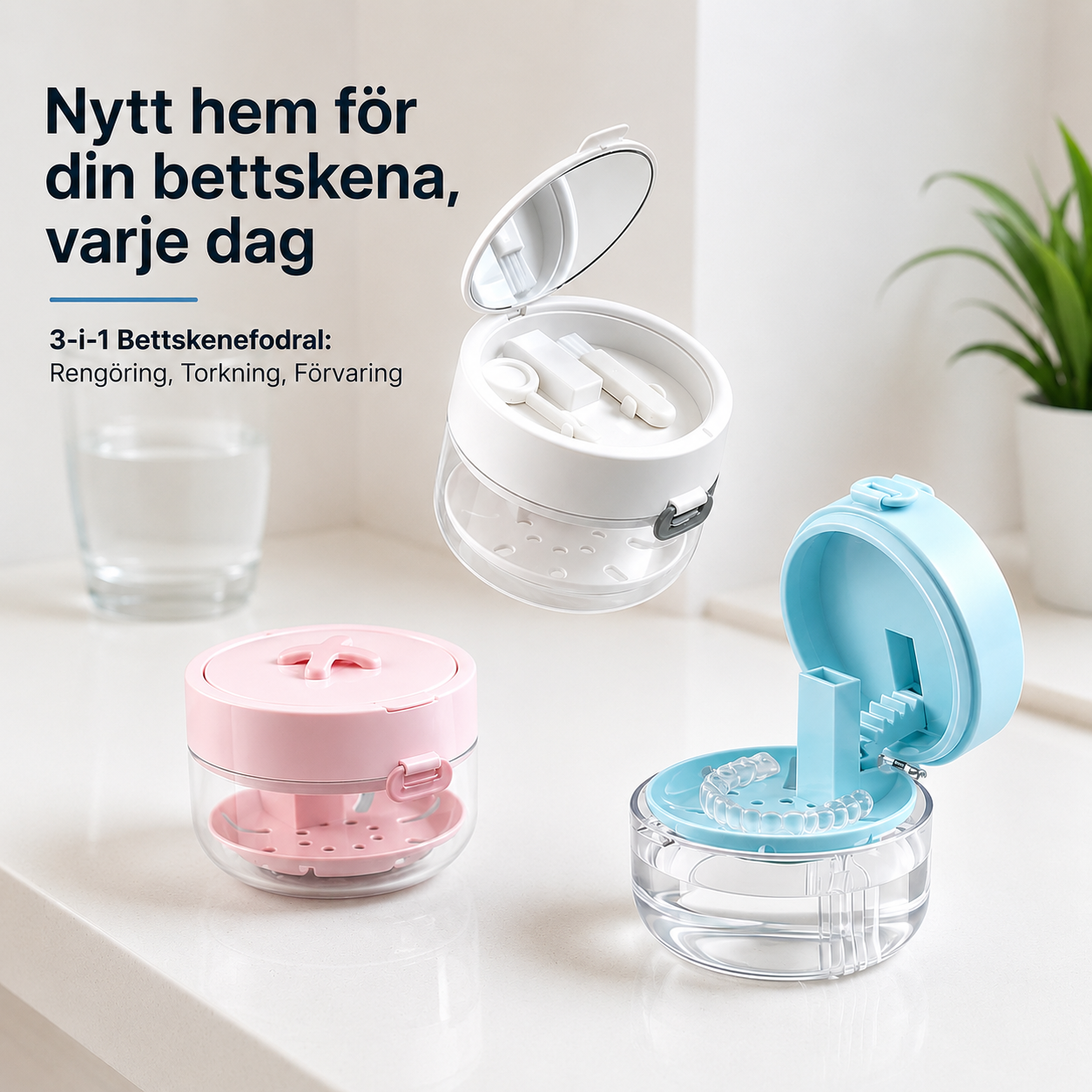 FräschSkena™ 3-i-1 Rengör. Torkar. Fräsch