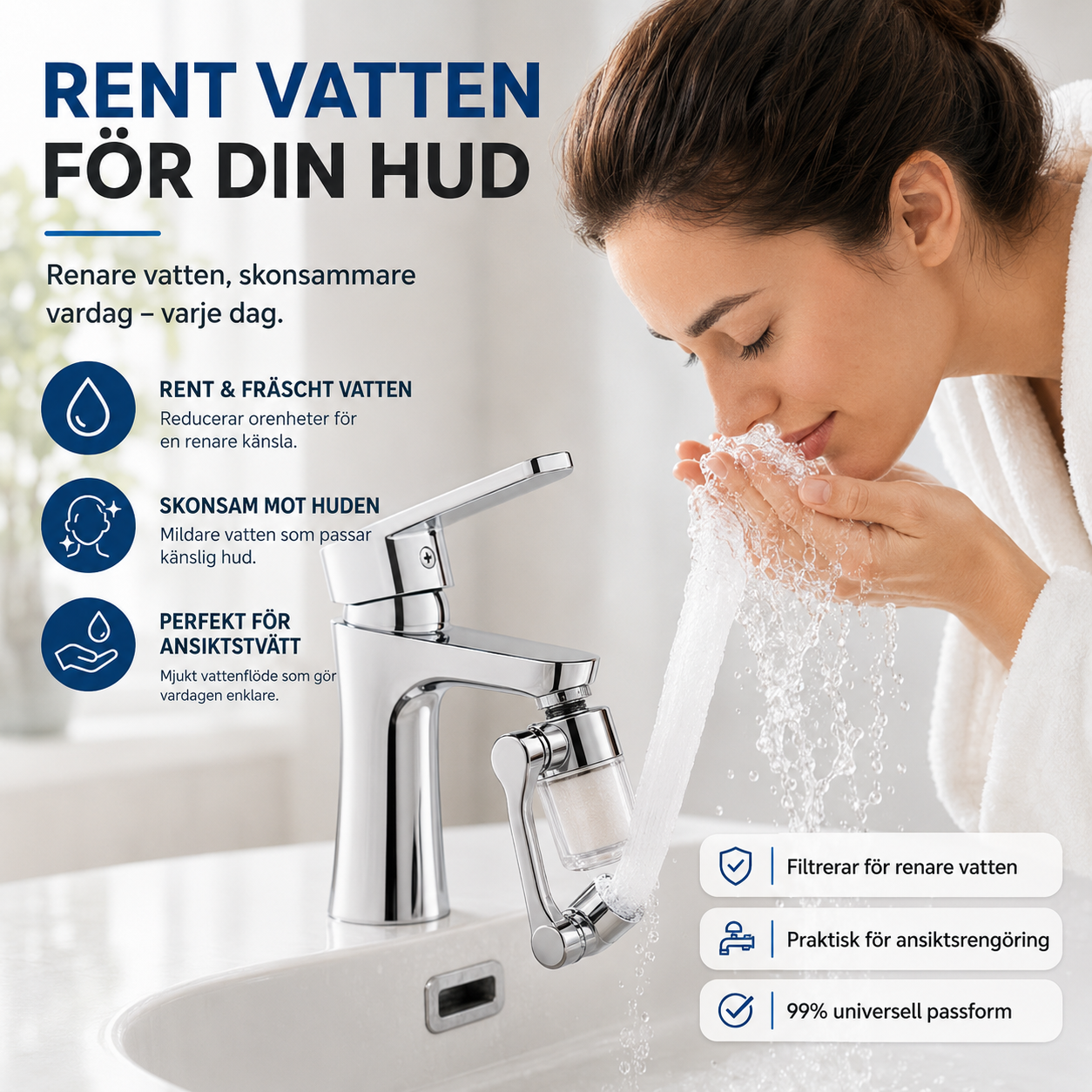 KranFlex™ Rent vatten. I varje vinkel