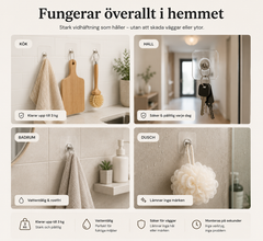 Lurixa™ Självhäftande Väggkrokar