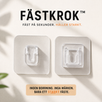 FästKrok™ – Självhäftande väggkrok utan borrning
