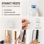 FästKrok™ – Självhäftande väggkrok utan borrning