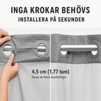 Krokfritt Duschdraperi - inga krokar, inga krångel