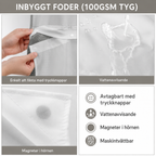 Krokfritt Duschdraperi - inga krokar, inga krångel