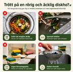 HängSil™ Ren vask. Utan att röra en enda matrest.