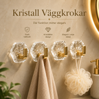 Kristall Väggkrokar™ Stark hållfasthet. Noll hål i väggen