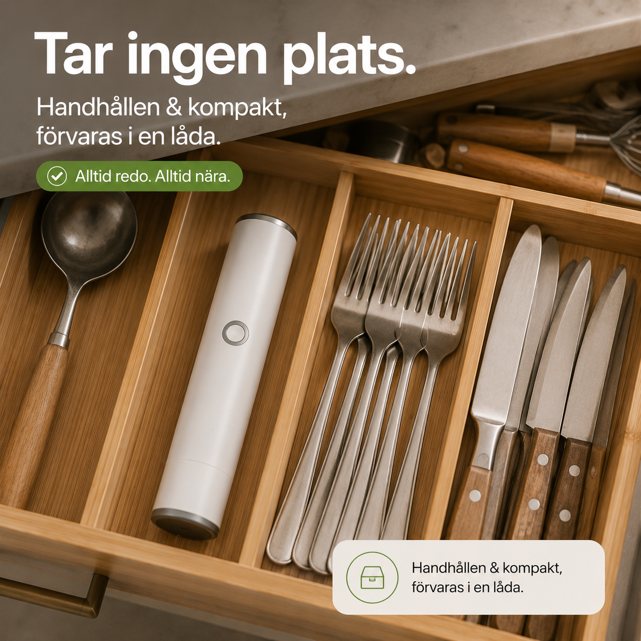 FreshSeal - Kompakta Vakuumförslutare