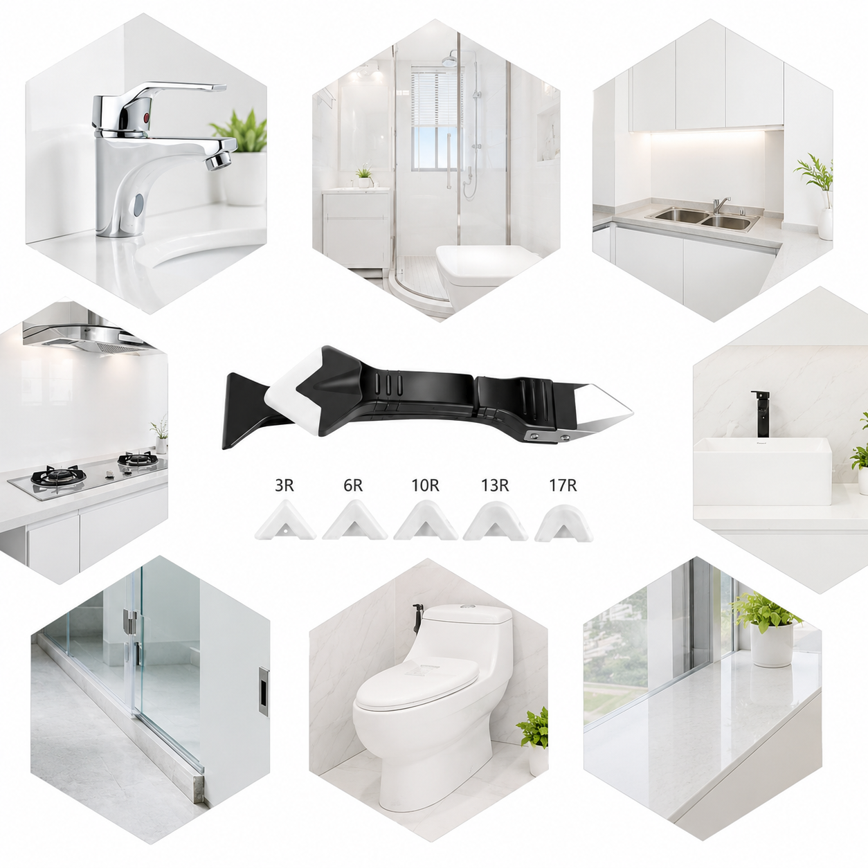 FogFix™ 3-i-1 Verktyg – Få dina fogar att se nya ut igen!