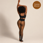 Fleecefodrade strumpbyxor – Genomskinlig look