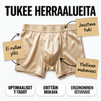 Miesten silkki – Ei hiertämistä. Ei hikeä. Puhdasta mukavuutta.